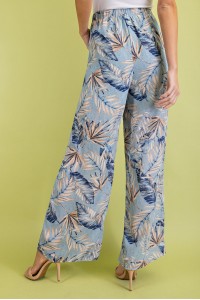 Tropical Print Pants