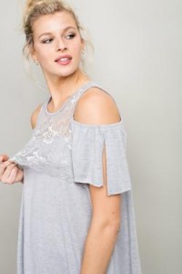 Halter Neck Off Shoulder A-line Dress
